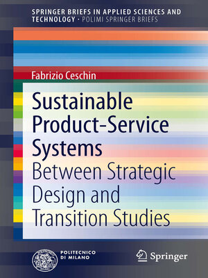 cover image of Sustainable Product-Service Systems